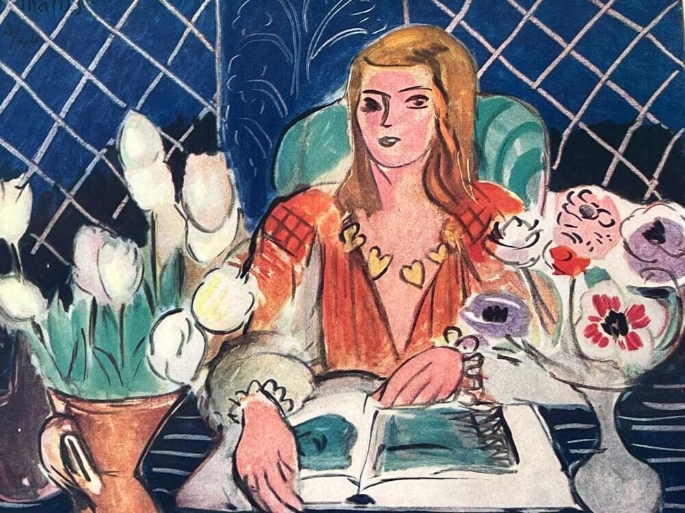 Henri MATISSE Lithograph “Annelies" Ltd Edition SIGNED w/FRAMING