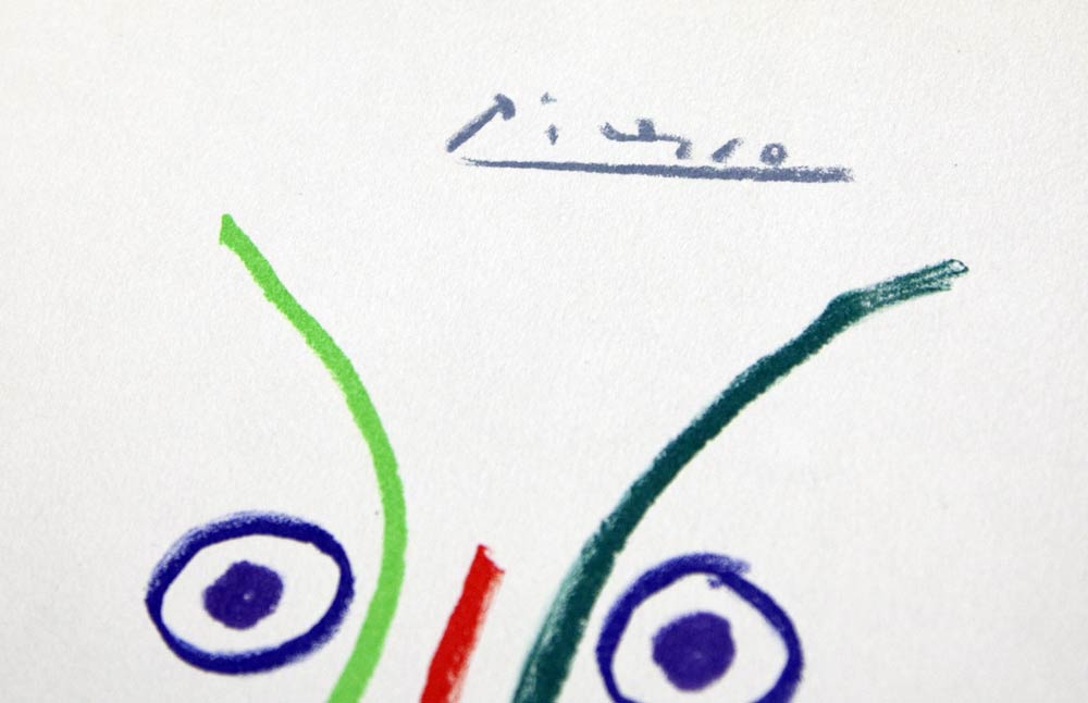 Pablo Picasso Limited Edition Lithograph "La Amante"