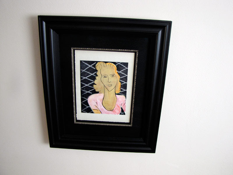 Henri MATISSE Limited Edition SIGNED “La Dame Au Corsage Rose" Lithograph