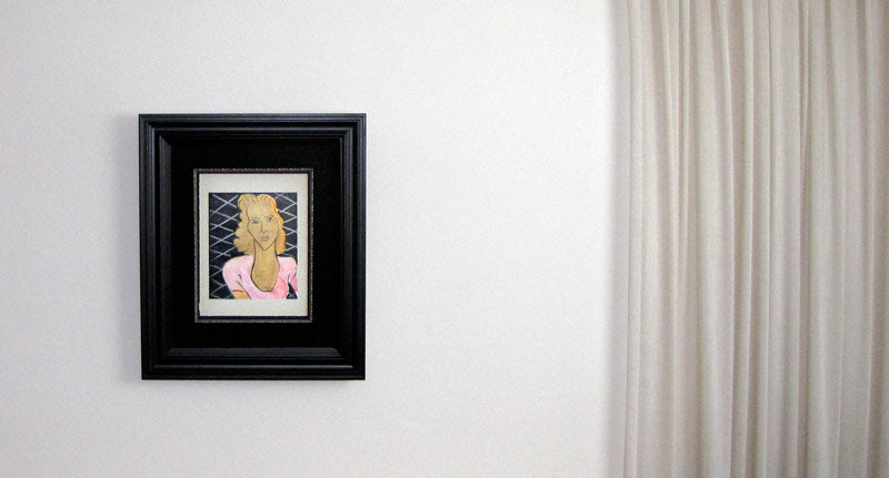 Henri MATISSE Limited Edition SIGNED “La Dame Au Corsage Rose" Lithograph