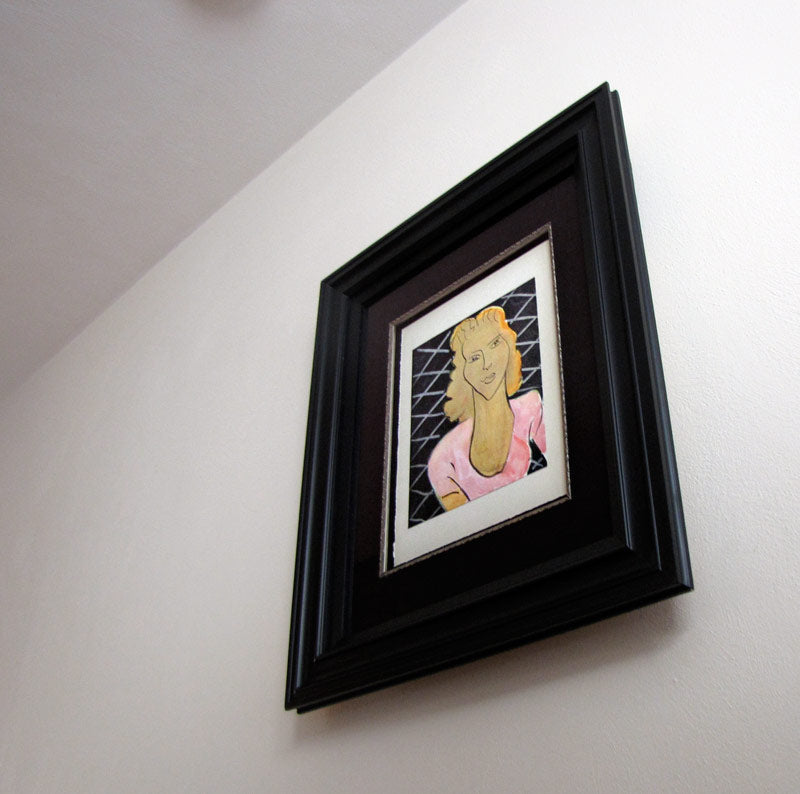 Henri MATISSE Limited Edition SIGNED “La Dame Au Corsage Rose" Lithograph