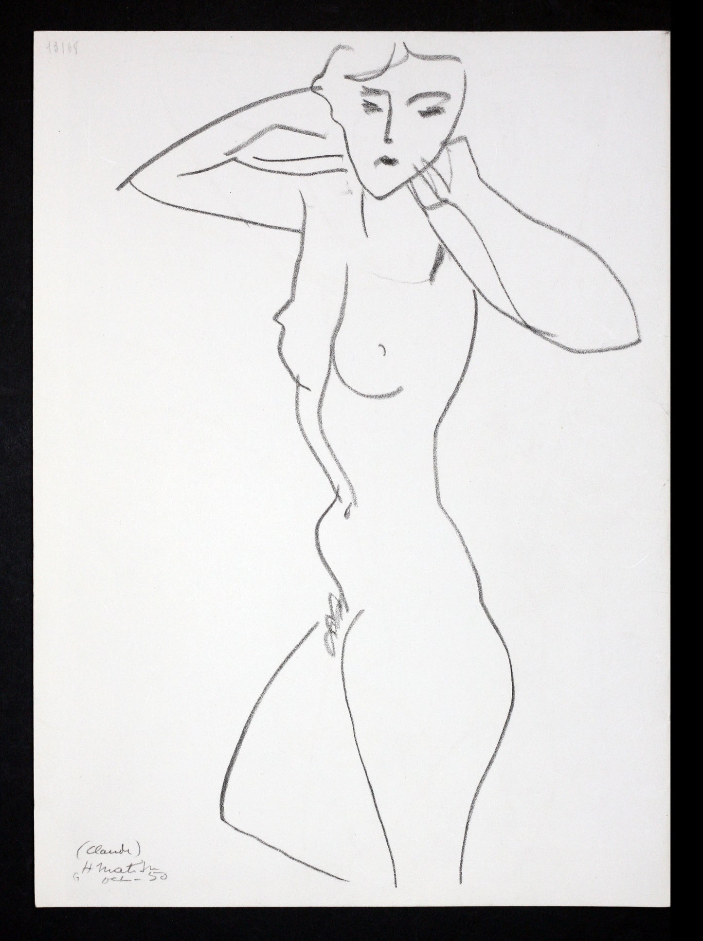 Henri Matisse Original Lithograph "Claude" 1952