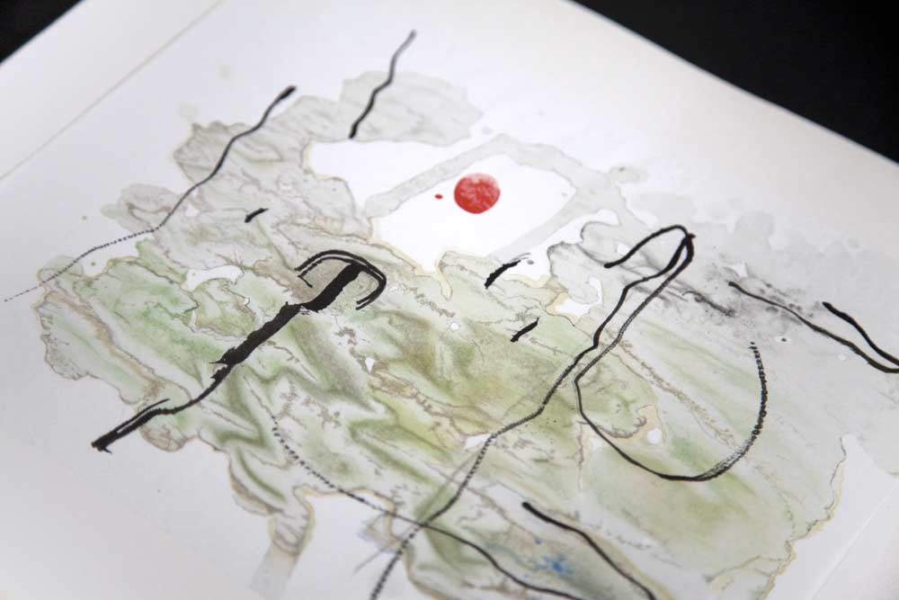 Joan MIRO Limited EDITION Lithograph Watercolor 1963 w/Cat Ref. c82 w/Frame