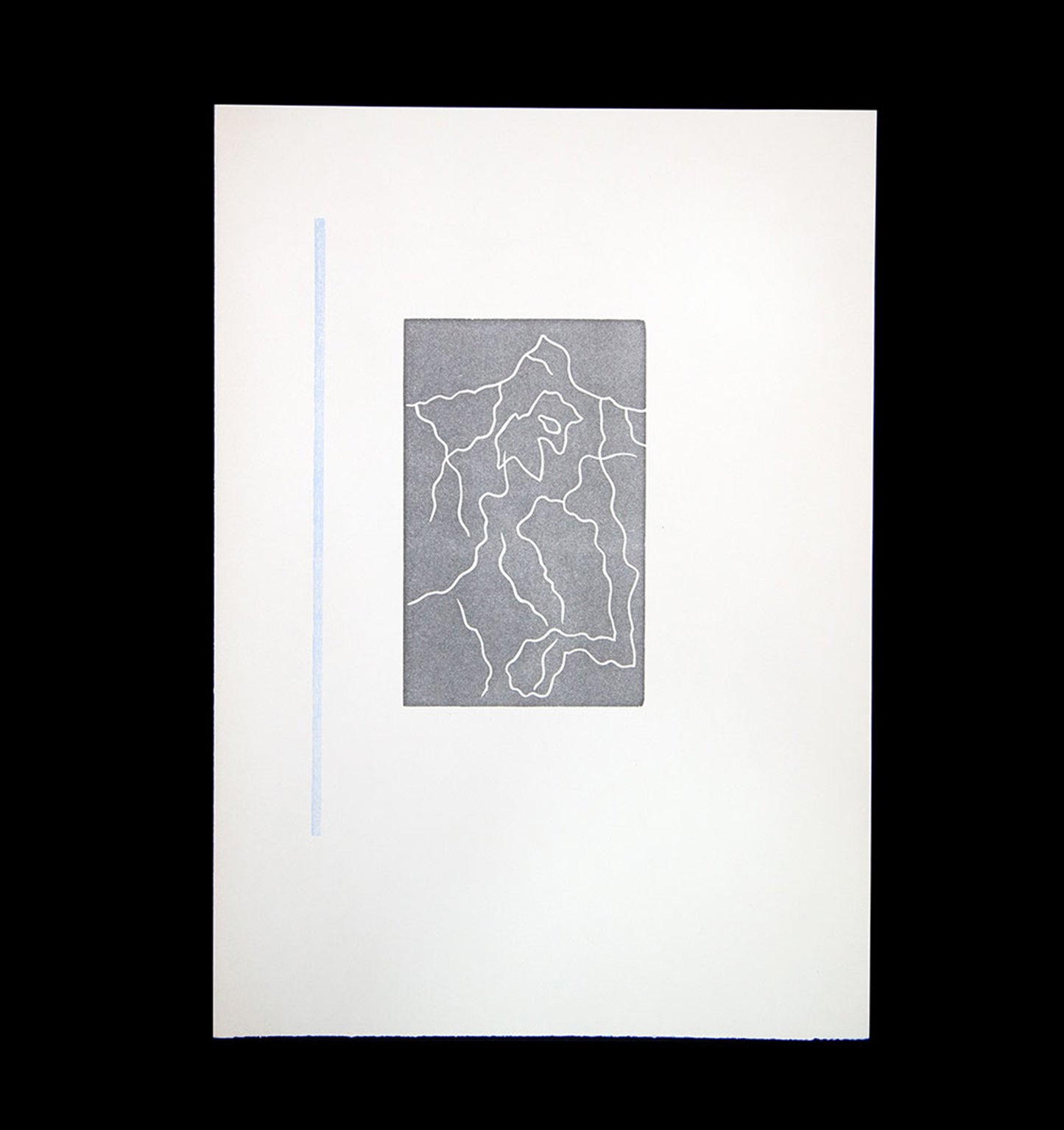 Jean ARP woodcut ENGRAVING “Multiple Woman II" Limited Ed. on RIVES w/Frame