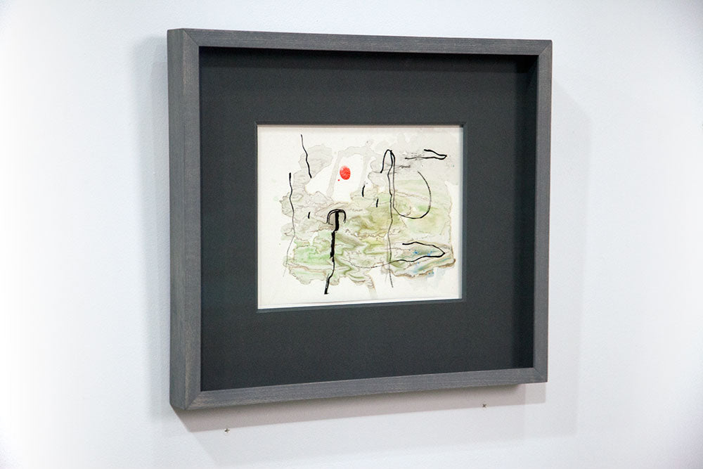 Joan MIRO Limited EDITION Lithograph Watercolor 1963 w/Cat Ref. c82 w/Frame