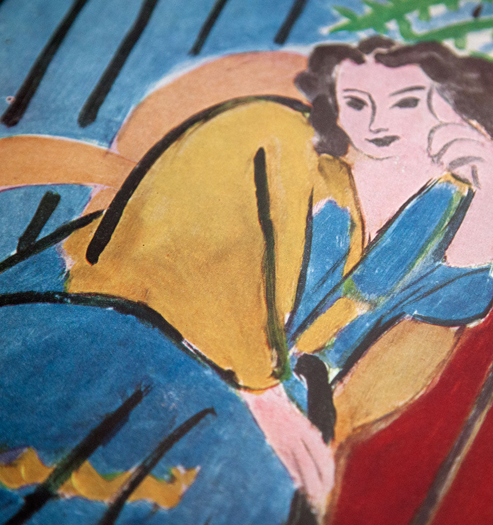 Henri Matisse Lithograph "Femme Assise Et Guitare"