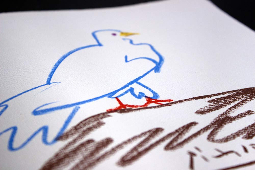 Pablo Picasso Limited Edition Lithograph "El Palomito Viudo"