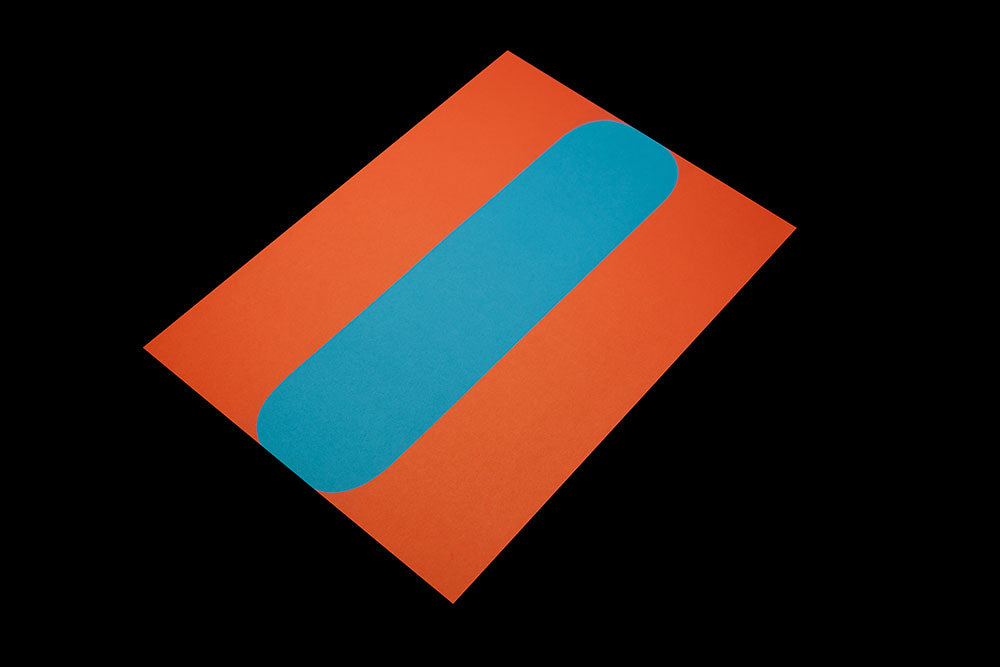 Ellsworth KELLY Lithograph ORIGINAL 1964 Red/Blue LIMITED Ed. w/Custom Frame