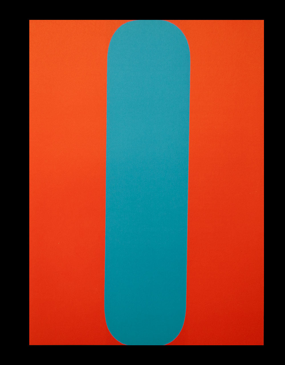 Ellsworth KELLY Lithograph ORIGINAL 1964 Red/Blue LIMITED Ed. w/Custom Frame