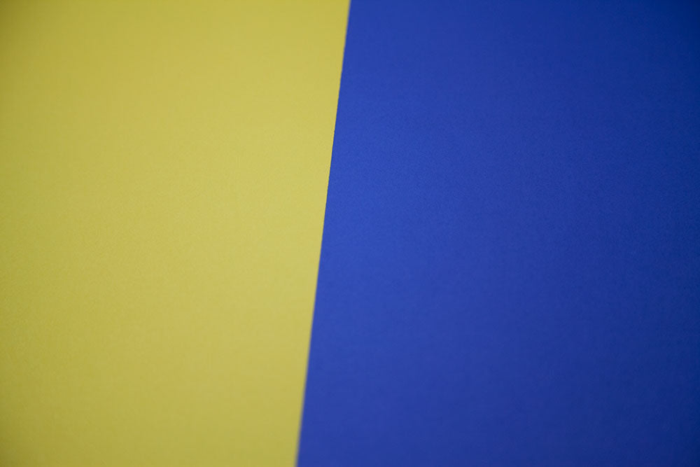 Ellsworth Kelly Original Lithograph - Yellow/Blue, 1964