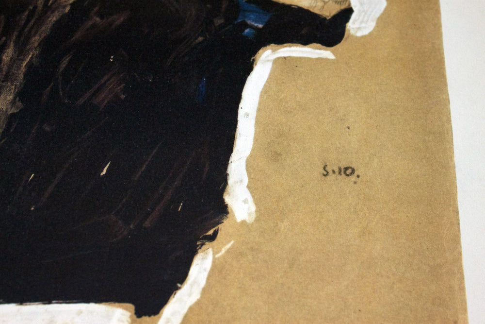 Egon SCHIELE Lithograph Limited Edition "The Scornful One" w/Custom FRAME -
