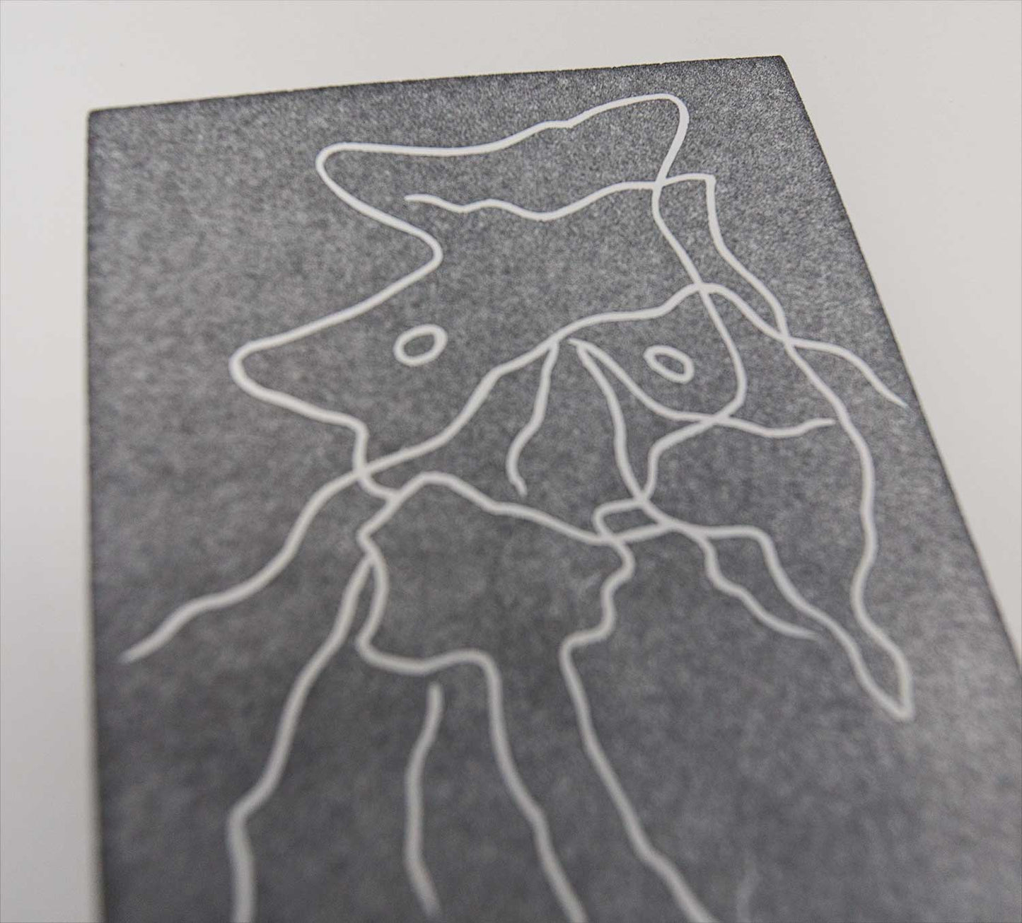 Jean ARP woodcut ENGRAVING “Multiple Woman III" Limited Ed. on RIVES w/Frame