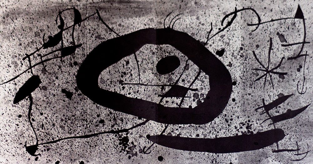 Joan MIRO Limited Ed. ORIGINAL Double Lithograph 1968 Lt. Ed. w/Frame