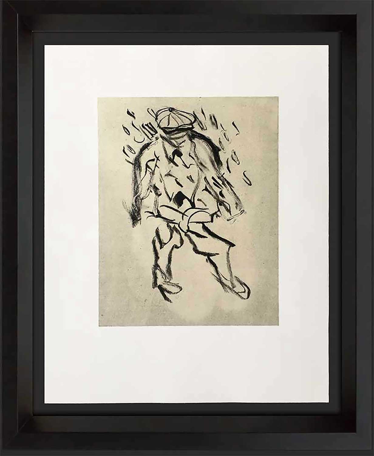 Willem DE KOONING Lithograph ORIGINAL"Man without a country" Ltd.EDITION