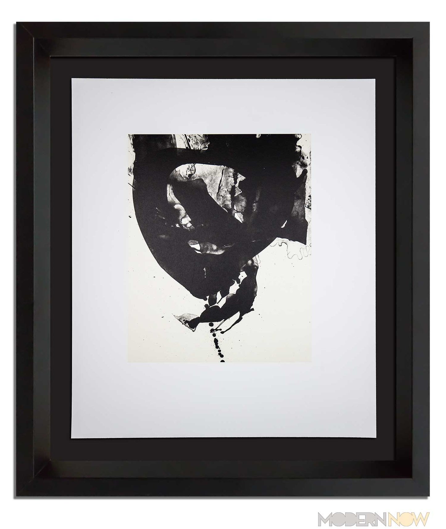 Robert MOTHERWELL Lithograph ORIGINAL Ltd ed w/Cat. Ref. b387.9 w/Frame