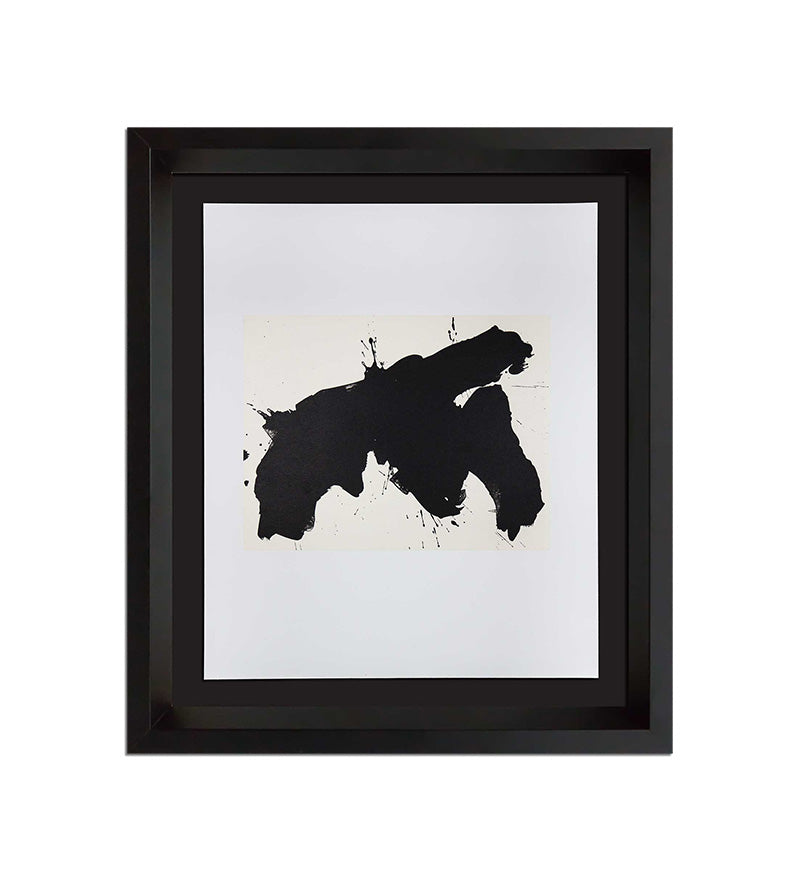 Robert MOTHERWELL Lithograph ORIGINAL Ltd ed w/ Cat. Ref. b387.19 w/Frame