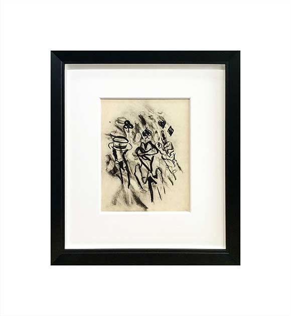 Willem DE KOONING No.169 LIMITED Ed. Original LITHOGRAPH w/ Frame