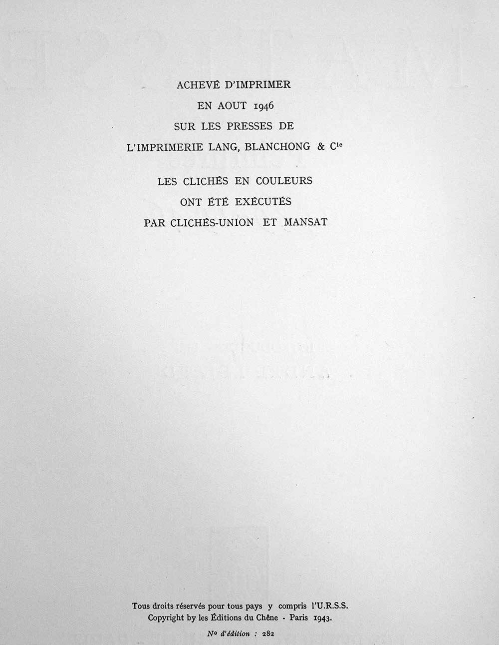 Henri MATISSE Limited Edition SIGNED “La Dame Au Corsage Rose" Lithograph