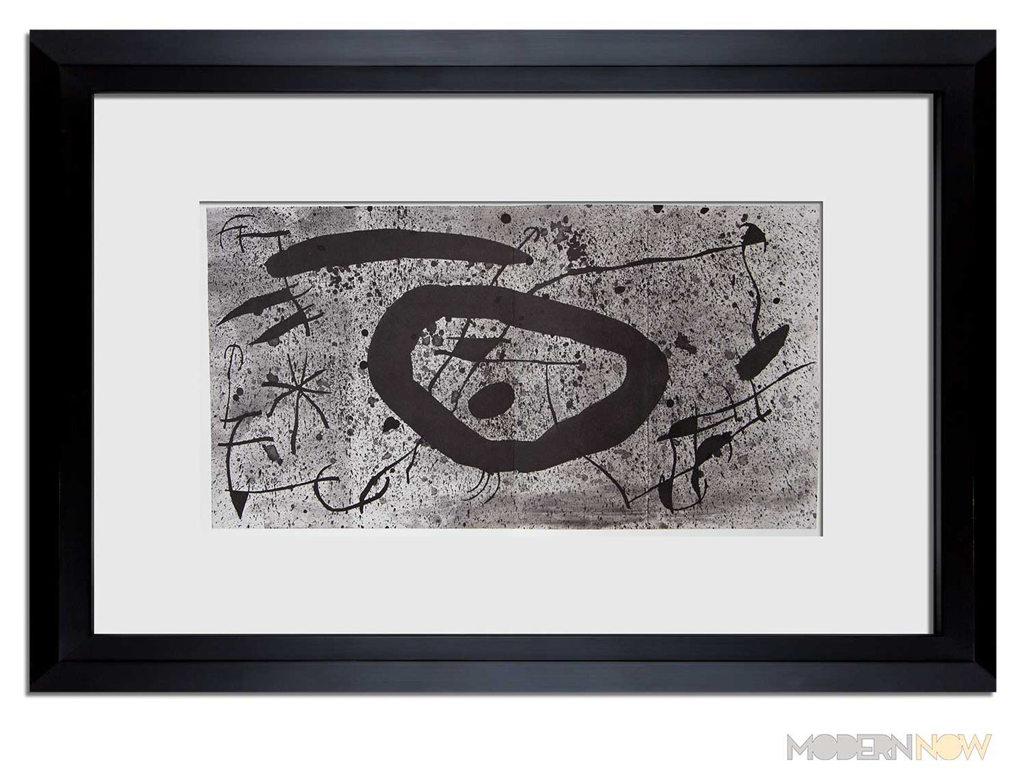 Joan MIRO Limited Ed. ORIGINAL Double Lithograph 1968 Lt. Ed. w/Frame
