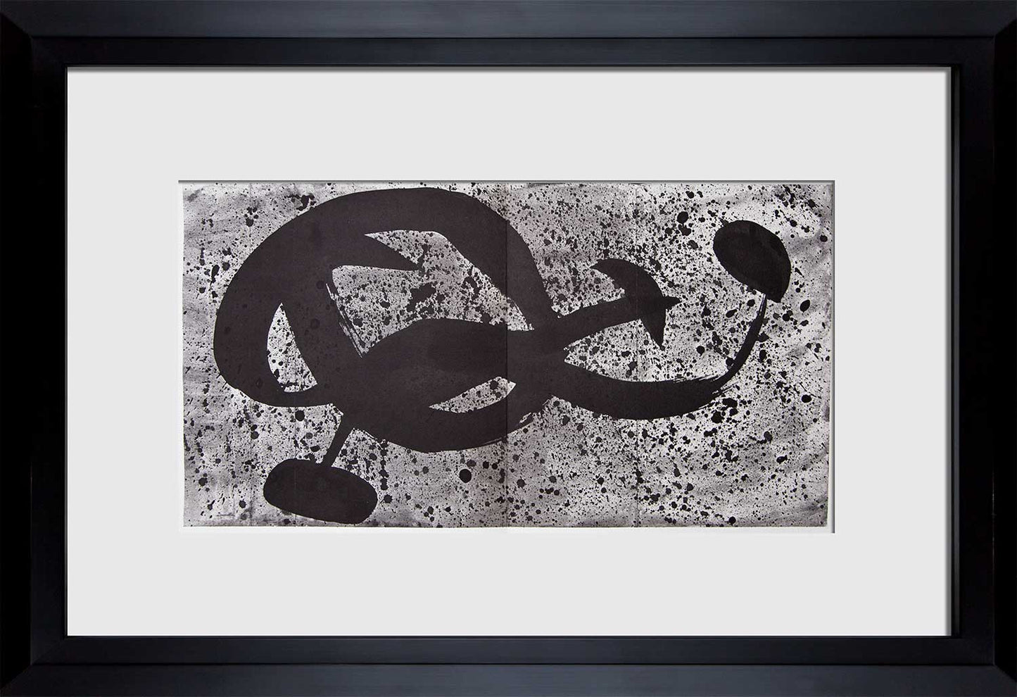 Joan Miro (1893 - 1983) Original Double Miro Lithograph, 1968 | Guarro Paper | Watermarked | Archival Frame