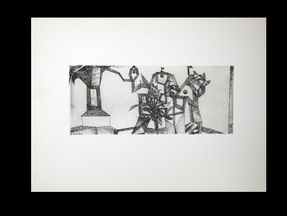 Paul KLEE Lithograph LTD Edition “Little Castle in the Air" w/FRAME Included