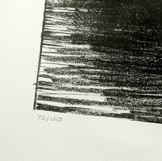 Henry Moore Hand Signed "Fjord" Lithograph ORIGINAL Ltd. Ed. no.72