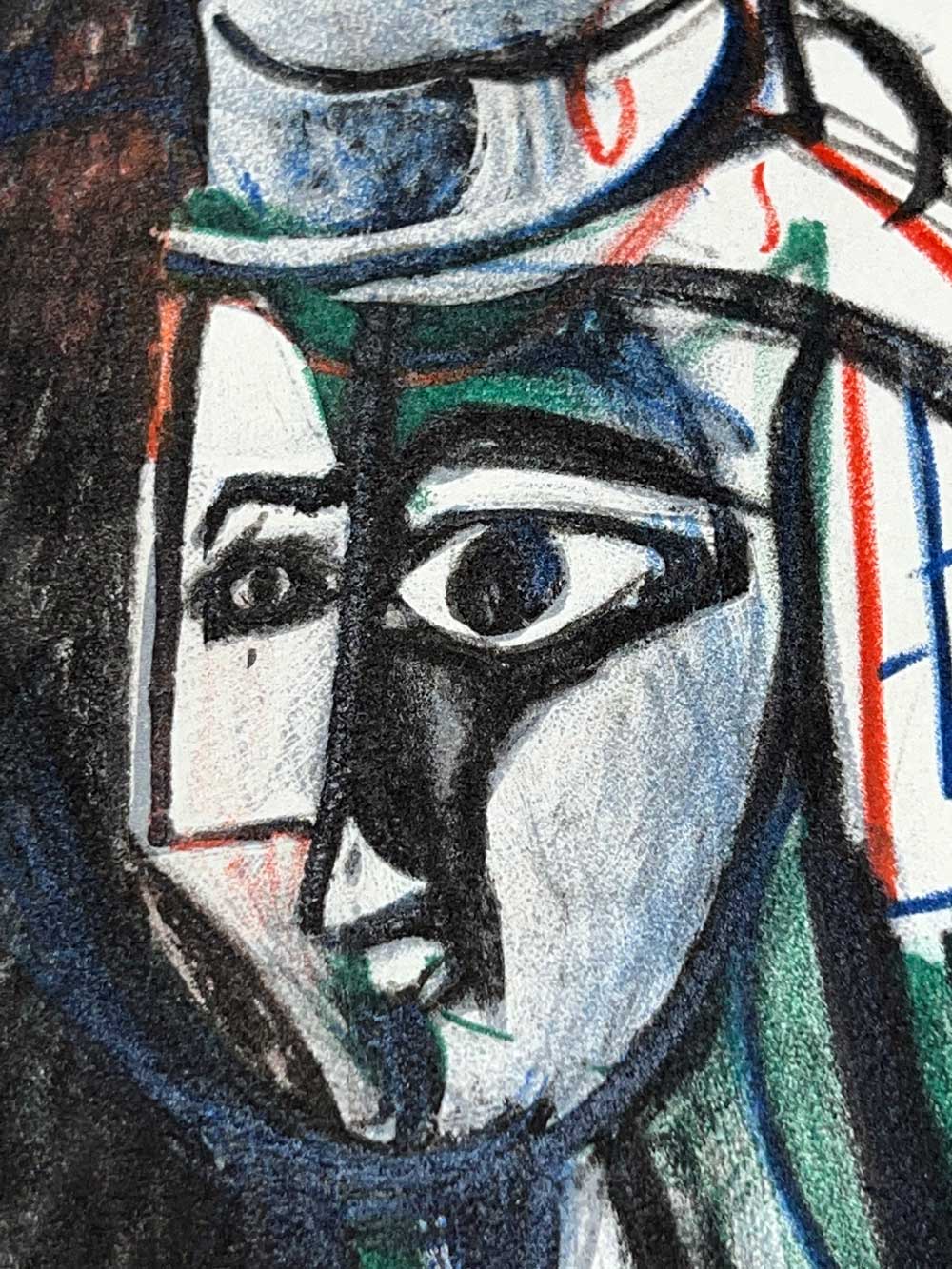 Pablo Picasso Ltd Ed. n°332 Lithograph "Turkish Woman" w/Custom FRAMING
