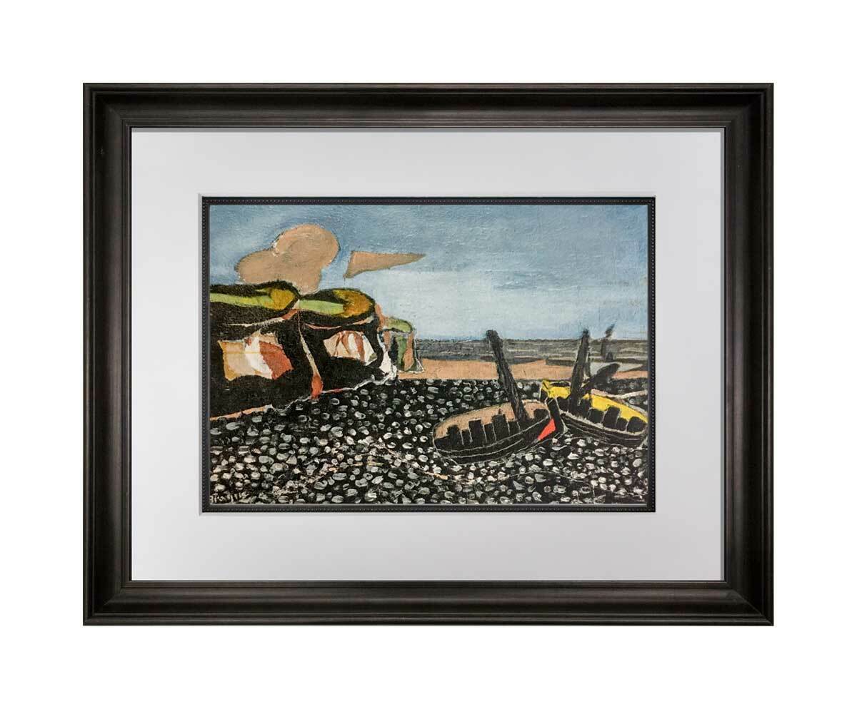 Georges BRAQUE Lithograph "Barques Bleues"