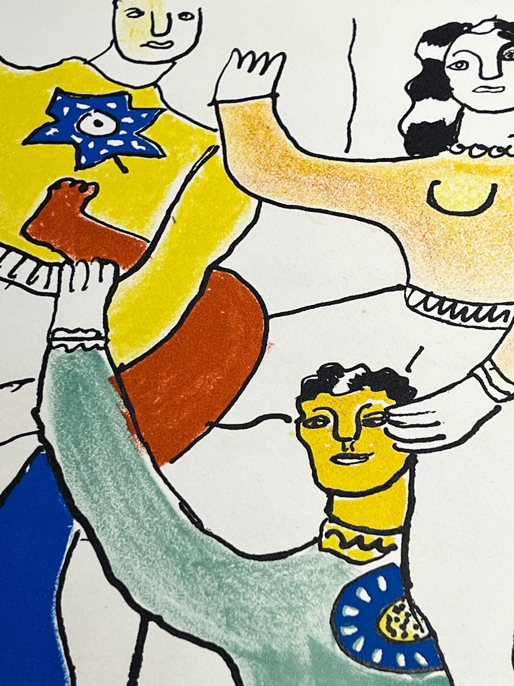 Fernand LEGER Limited Edition ORIGINAL Lithograph (Le Cirque Performers)