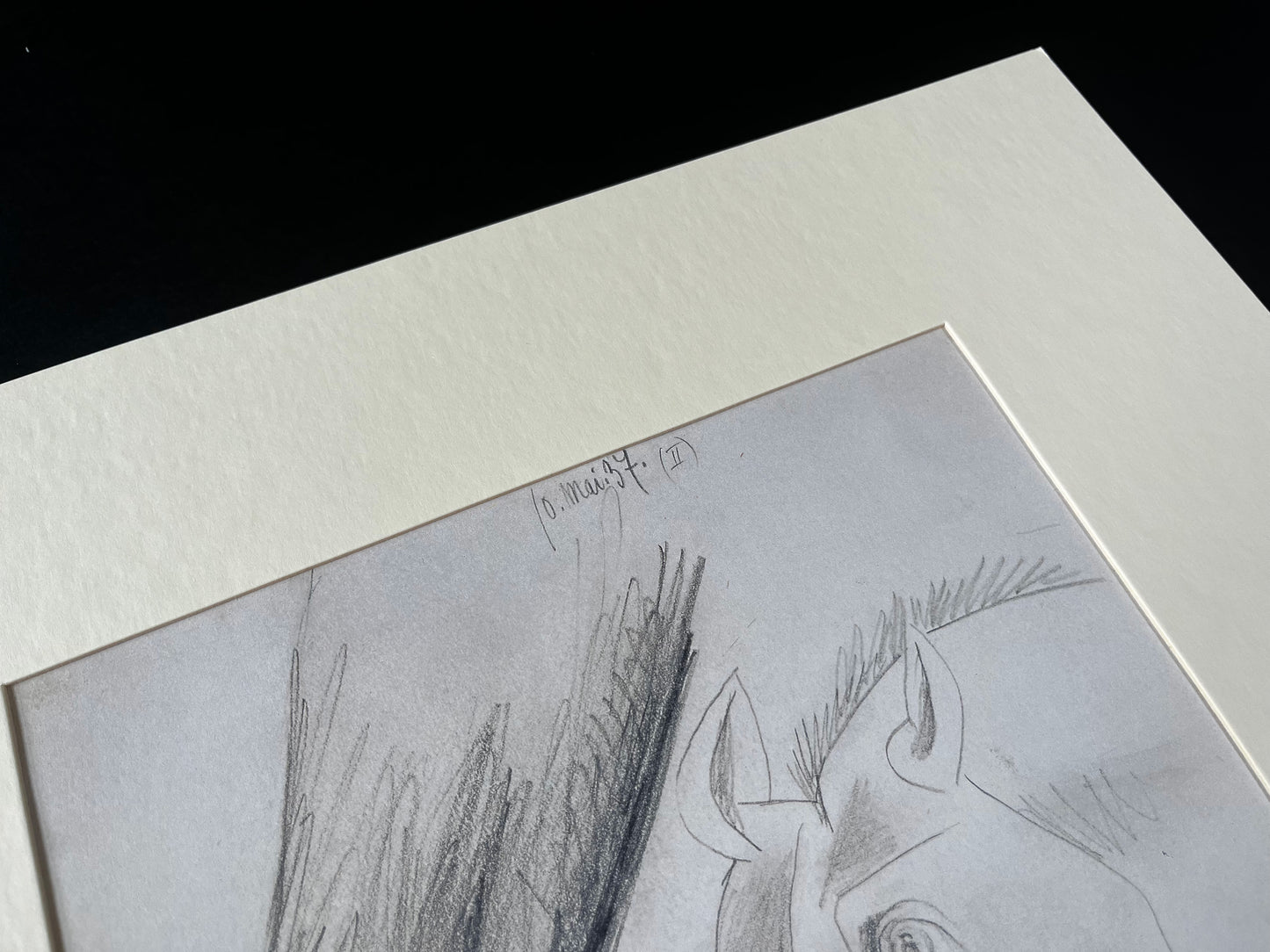 Pablo Picasso Lithograph , Guernica Horse Study, Ltd Ed 89/199 (2)
