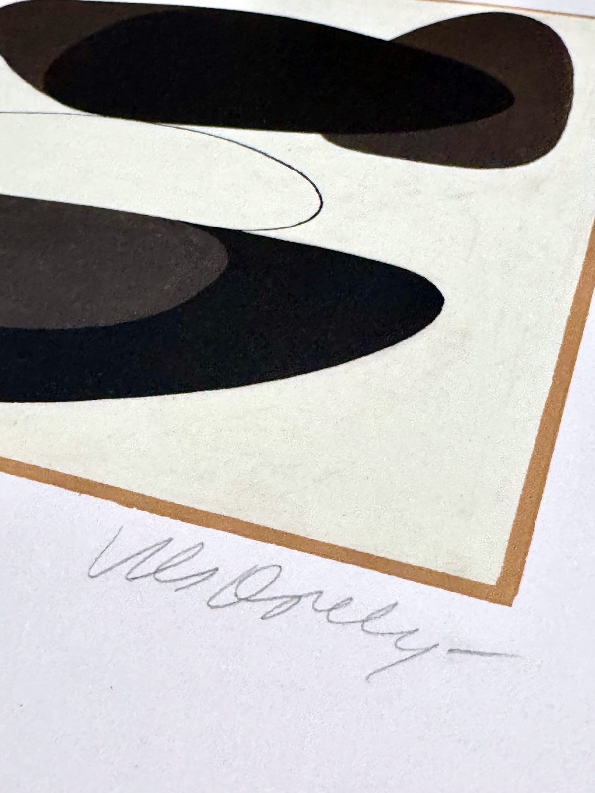 Victor Vasarely HAND Signed Original Lithograph Limited Edition