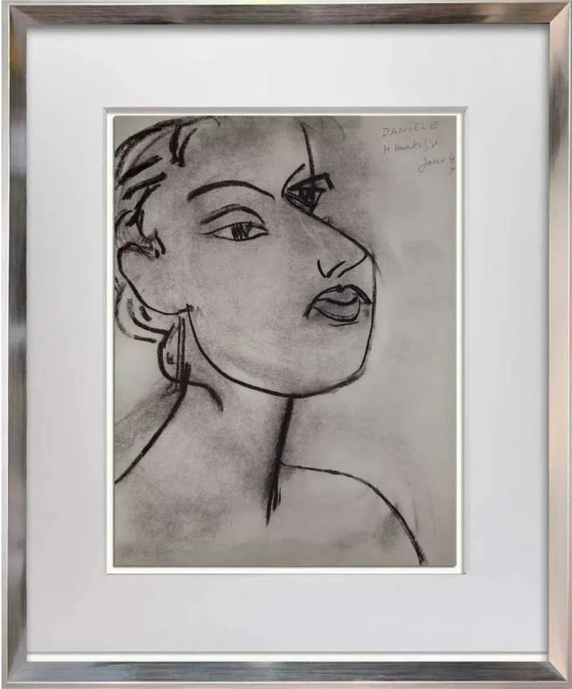 Henri MATISSE Limited Edition ~ LTD ed. no.250 ~ "Daniele" w/FRAME