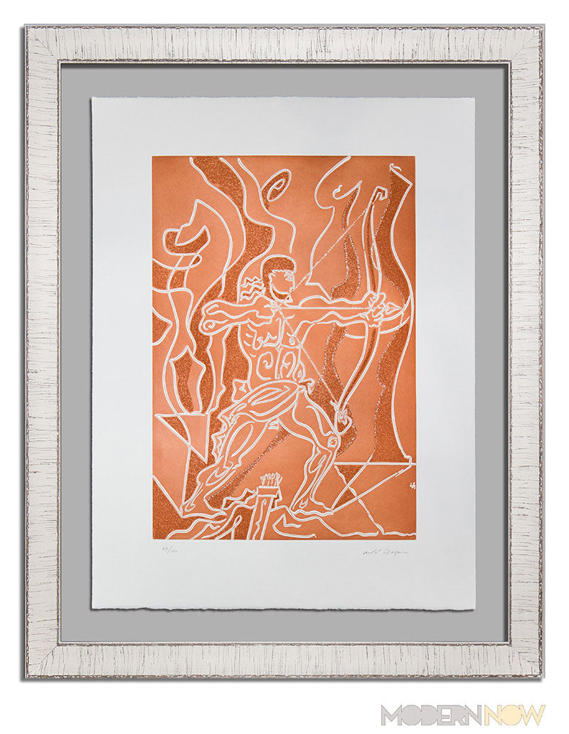 Andre MASSON ETCHING Hand SIGNED & Numbered "Arc" * Lt. Ed. no 89/120