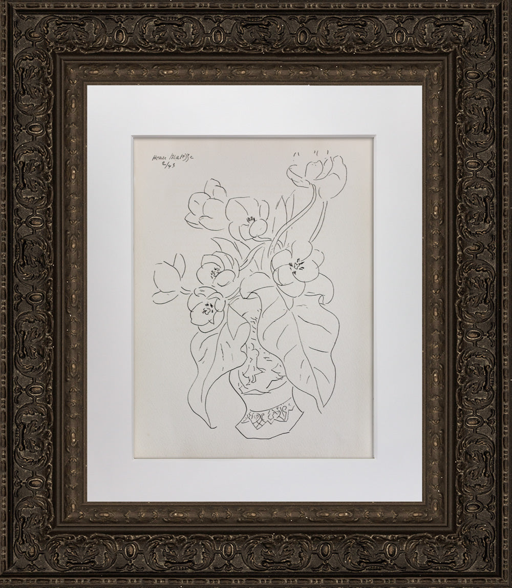 Henri Matisse Limited Edition Lithograph "Tulips"