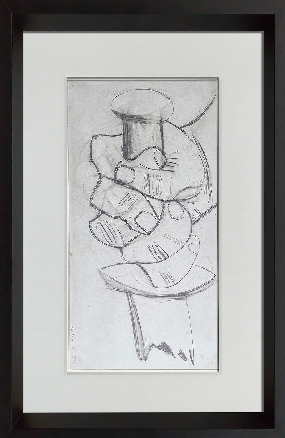 Pablo PICASSO Lithograph GUERNICA Preparatory Sword Study Ltd Ed w/Custom FRAME