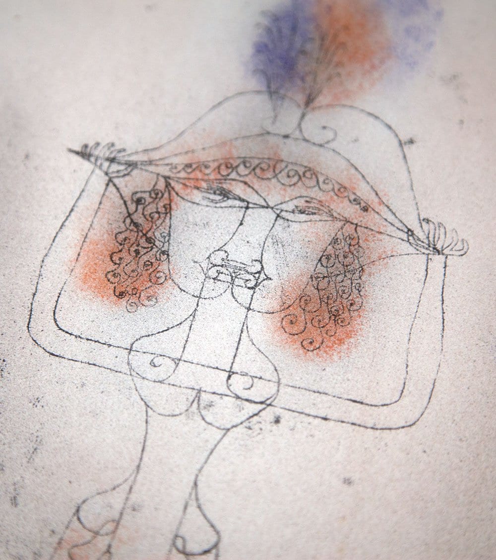 Paul Klee Limited Edition Lithograph "Singer of the Comic Opera"