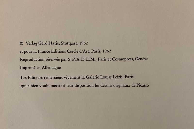 Pablo Picasso LINOGRAVURE Ltd Edition - "Picador (rouge et jaune) ” w/Frame