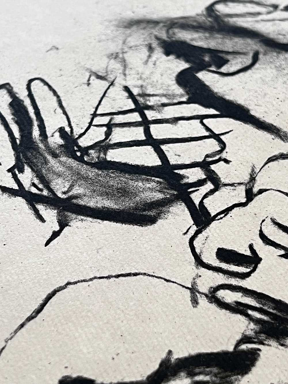 Willem de KOONING Lithograph ORIGINAL, Ltd.EDITION "How To Get There" w/Frame