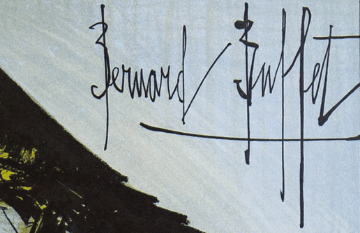 Bernard Buffet Original Lithograph | Bird Couple (Signed)