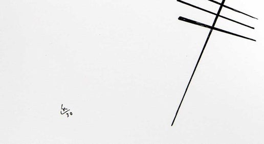 Wassily KANDINSKY Lithograph Limited Edition w/Custom Archival Frame