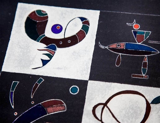 Wassily KANDINSKY Lithograph SIGNED Limited Ed. 25x32in +Archival FRAMED