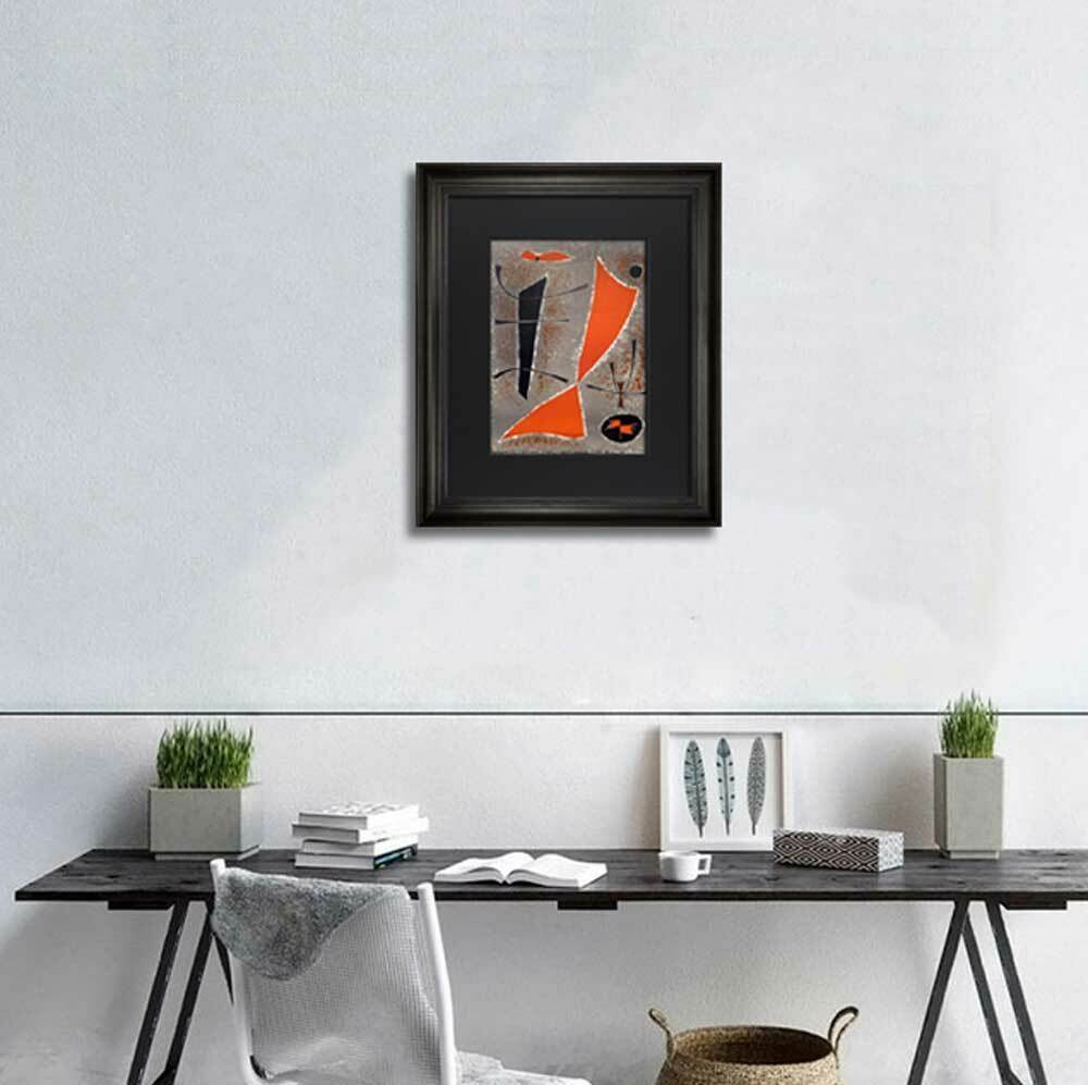 Gustave Singier LIMITED Edition Lithograph 1955 w/ Archival Frame