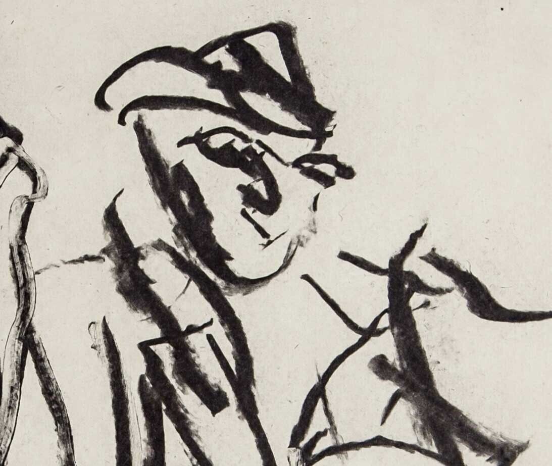 Willem DE KOONING Original LITHOGRAPH LIMITED Ed no. 169 w/ Frame
