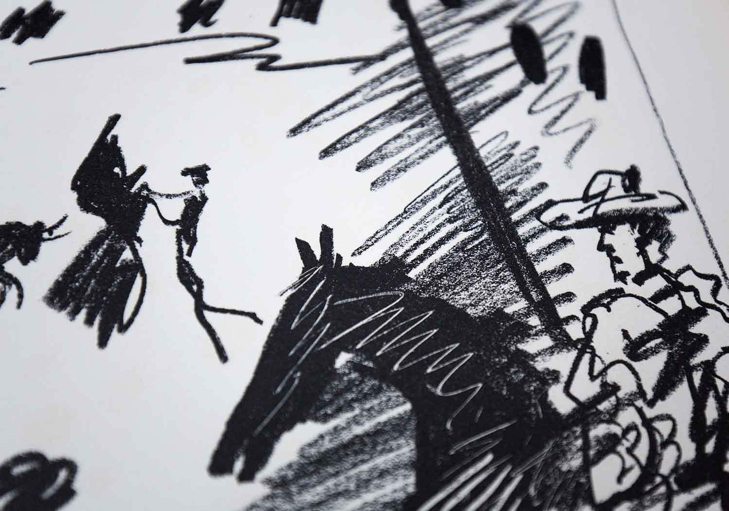 Pablo PICASSO Lithograph Limited Edition 1961 Toros * Cat. Ref. ++Custom FRAME