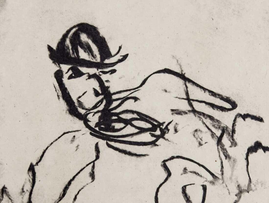 Willem DE KOONING Lithograph ORIGINAL 1988, Ltd.EDITION no. 169 w/Frame