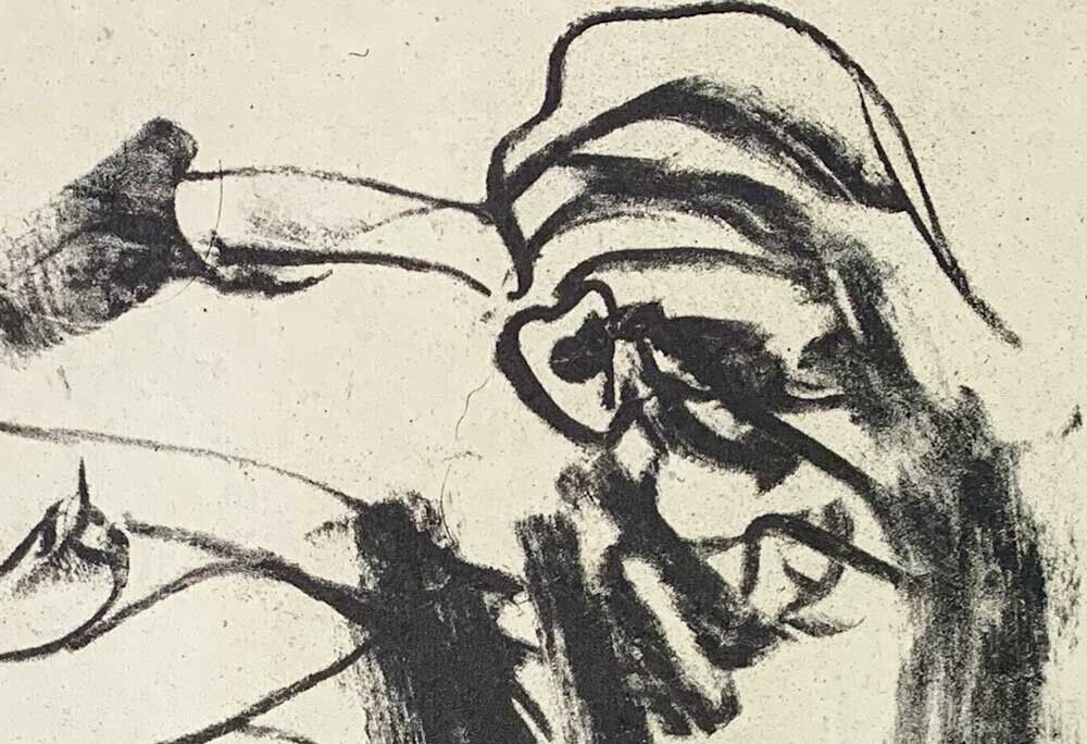 Willem DE KOONING Lithograph ORIGINAL Limited EDITION, w/Frame