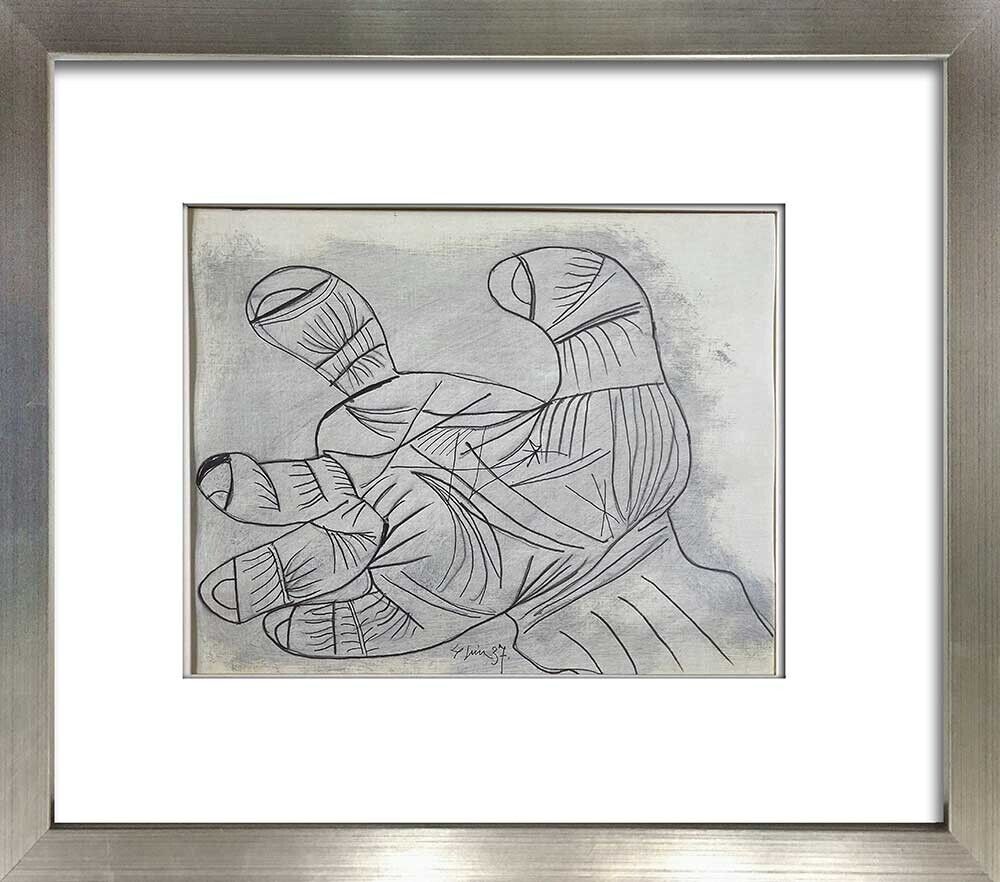 Pablo PICASSO Prepatory Hand & Head GUERNICA Lithographs (2 pc SET) Limited Ed.