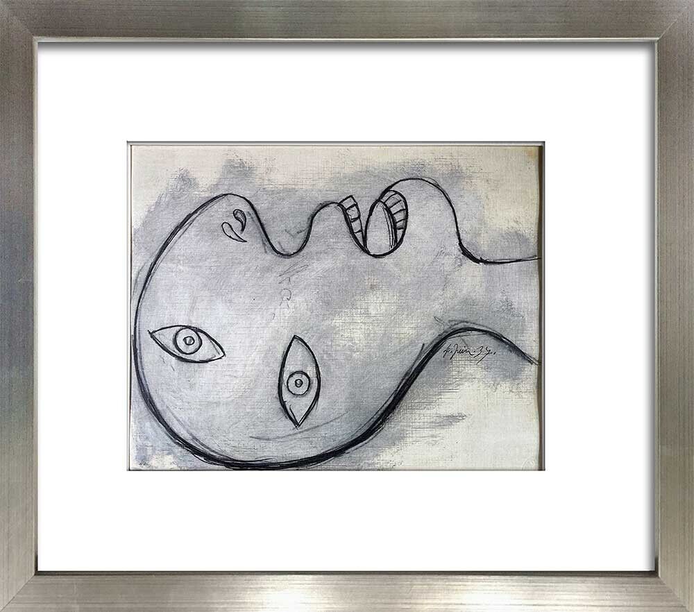Pablo PICASSO Prepatory Hand & Head GUERNICA Lithographs (2 pc SET) Limited Ed.