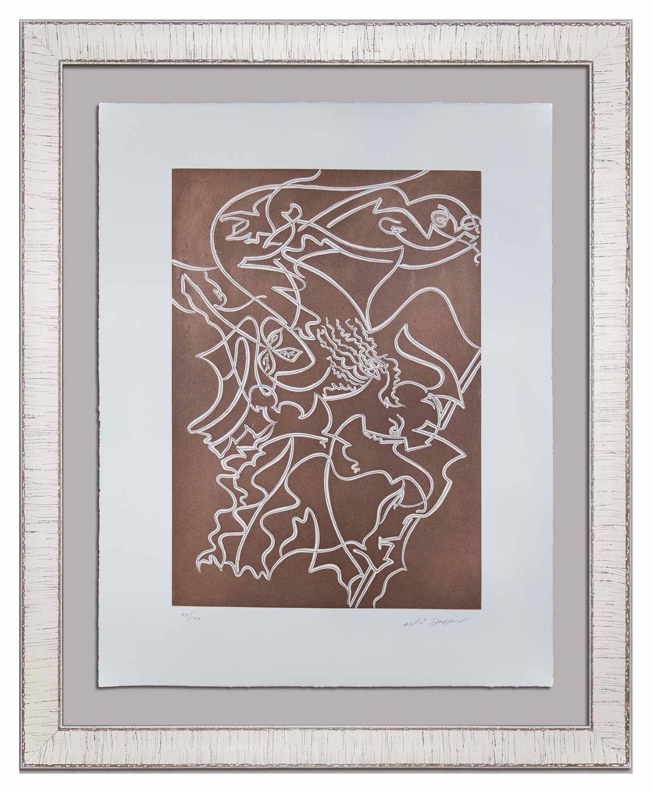 Andre MASSON Original ETCHING Hand SIGNED* & Numb + "ATHENA" Lt. ed. 89/120