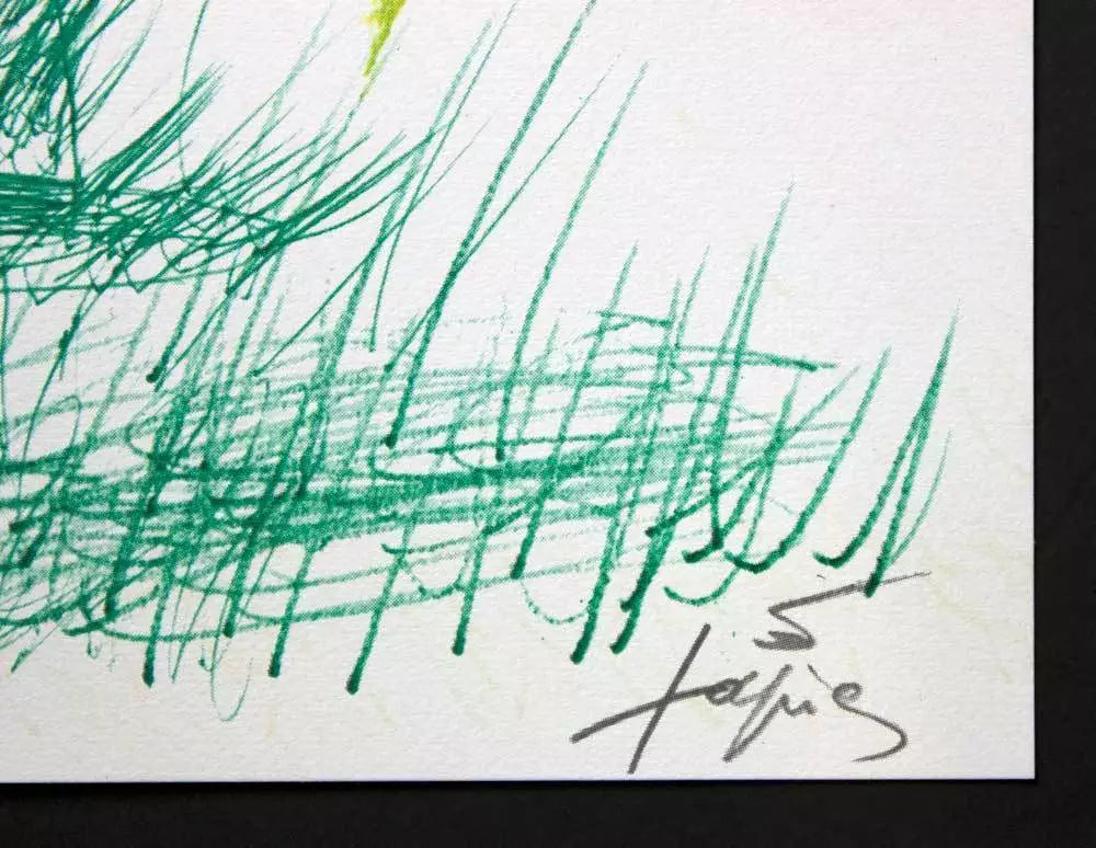 Antoni TAPIES Original Lithograph SIGNED Triptych on Guarro Ltd Ed. 71/100